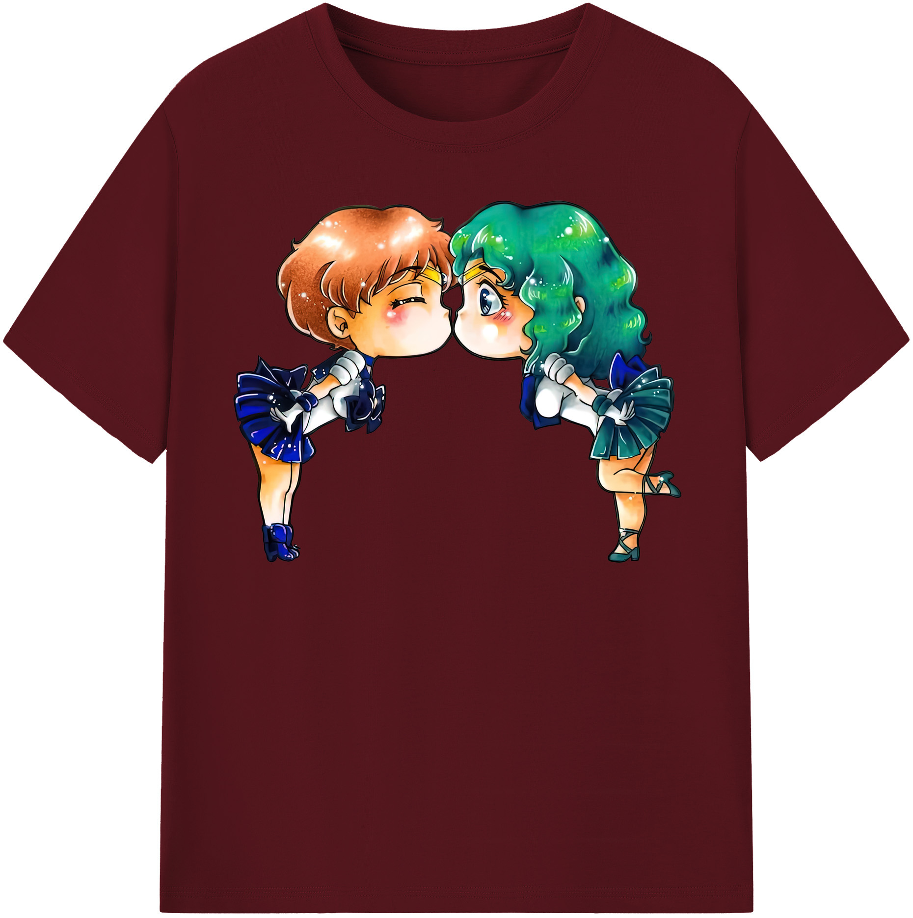 （画像用） 美少女戦士セーラームーン 天王はるか Sailor Moon Tenoh Haruka 綿100％半袖Tシャツ（フロントプリント）